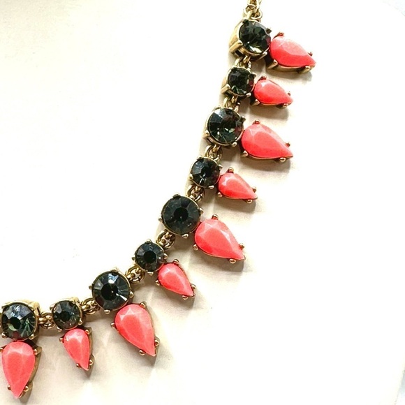 J. Crew Neon and Smoke‎ Crystal Spike Chain Necklace - Picture 3 of 6